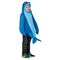 Dolphin Child Costume One Piece Bodysuit with Flipper Sleeves and Hood